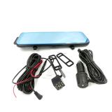 New product 2 camera car DVR rearview mirror dual channel vehicle traveling data recorder