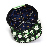 High crown closed back closure custom infant kids snapback hats for small heads