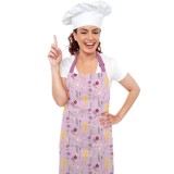 Wholesale Special Custom Logo Print Cotton Kitchen Cooking Apron Set