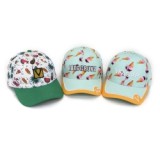fashion cheap sport microfiber printed baseball caps 3d embroidery logo for kids