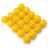 Hot Selling Plastic Golf Practice Balls Airflow Ball Hollow Golf Ball