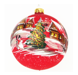 Wholesale custom colorful printing Christmas tree Ornaments supplier