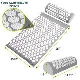 Massage eco friendly acupressure yoga  mat coconut acupressure mat and pillow set