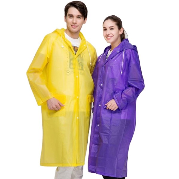 Custom Logo print Pvc Eva Disposable Fishing Raincoats Rain Ponchos for men and women