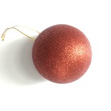 Wholesale colourful clear 2016 glass christmas ball