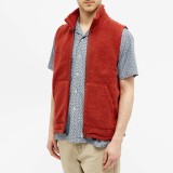 Wholesale Custom logo high quality man winter vest pocket wool zipper fleece gilet