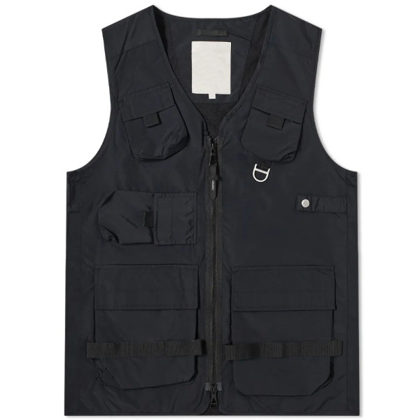 Custom design logo mens zipper fly 100% nylon waterproof utility vest wholesale