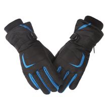 Wholesale Winter snowboard gloves Custom Print Men Warm Nylon Cycling Gloves knitted gloves