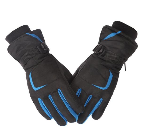 Wholesale Winter snowboard gloves Custom Print Men Warm Nylon Cycling Gloves knitted gloves