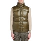 Factory manufacturer custom mens winter funnel neck side pockets waterproof puffer vest