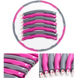 Fitness Equipment Foam Detachable Body Building Plastic Hula Ring Hoop For Adults With Weight
