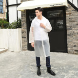 Raincoat For Adults Reusable Disposable Rain Ponchos with Hoods  Button and Sleeves rain coat womens  Plastic rain coat poncho