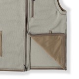 Fleece Custom Vest Men Zip Closure Outdoors Funnel Neck 2 Side Pockets Wholesale