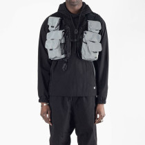 Fashion Wholesale Custom high quality man Reflective Escape Utility Vest