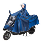Green riding couple cycling bicycle poncho for women motor rain coat riders waterproof plastic, adult Motorcycle raincoat