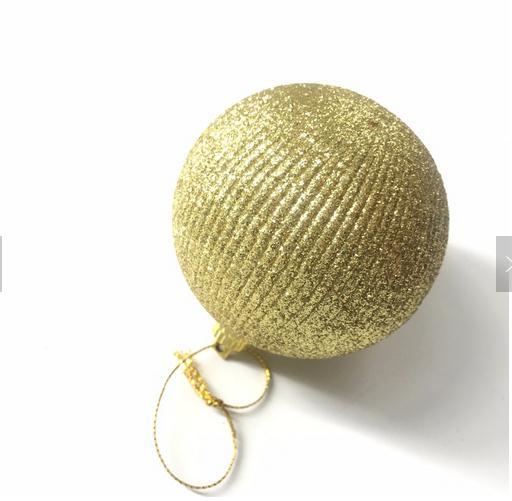 Wholesale colourful clear 2016 glass christmas ball