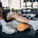 Custom Body Muscle Leg Cork Massage Roller Stick Cork Massage Yoga Roller