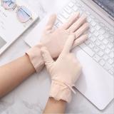 Women Sunblock Gloves Touchscreen Gloves UV Protection Driving Gloves for Summer Outdoor Activities
