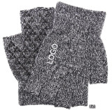 custom Fingerless gloves Winter  Knitted soft Fingerless Mittens Gloves for women man
