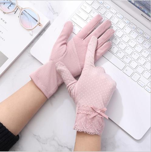 Women Sunblock Gloves Touchscreen Gloves UV Protection Driving Gloves for Summer Outdoor Activities