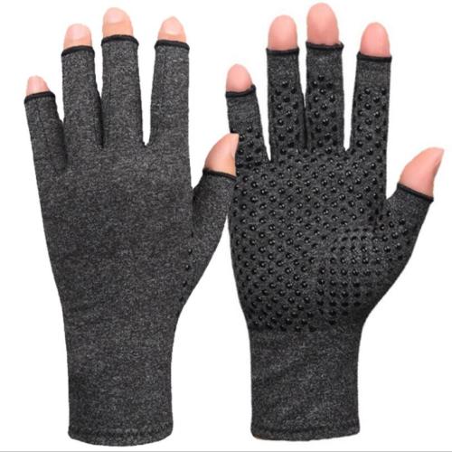 Arthritis Rehabilitation Bumps Training Nursing Grip Gloves Open Finger Keep Hands Warm & Relieves Pain for Men & Women