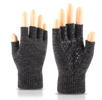 custom Fingerless gloves Winter  Knitted soft Fingerless Mittens Gloves for women man