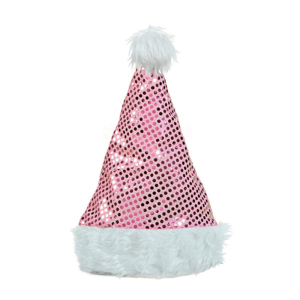 Plush led lights Santa hat, Blue knitted Christmas hats for 2017 Christmas decoration for kids and adults