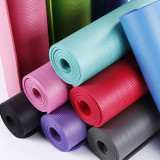 Custom Gym Best Exercise Fitness Folding Gymnastics Logo 10 Mm Thick Cheap Nbr Yoga Mat
