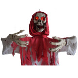 5 feet Halloween Led Light Prop Life Size Skull Skeleton Haunted House Decoration Halloween Skeleton