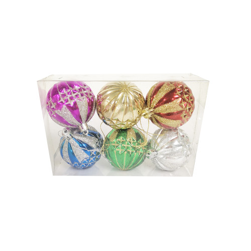 Red Green Golden 1.3Inch-7.5Inch Shatterproof Christmas Ball for Tree Decorations