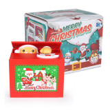 Wholesale factory price Christmas piggy for return gifts custom Santa Claus steal coin money box safe saving banks