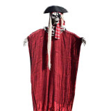 High Quality Life Size Halloween Creepy Hanging Plastic Skeleton Outdoor Halloween Decoration