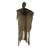 180cm White Clothes Halloween Creepy Hanging Skeleton with Led Light