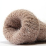 New arrival rabbit fur warm diamond decoration acrylic knitted mitten glove