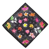 Fashion Satin Cotton Beautiful Flower Party Bandana