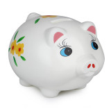 classic design best gift for children plastic saving coin lucky pig bank money boxes safe gold piggy bank