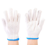 Cheap price disposable gloves friendly cotton polyester knit work gloves for household cleaning garden
