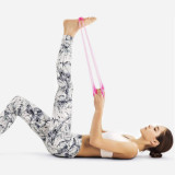 Wholesale workout fitness loop figure 8 shaped resistance bands