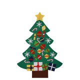 Creative Trendy Elegant New Year New Design Animated Felt Christmas Tree