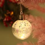 Festival LED Light PVC Christmas BAll Hanging Ornaments Xmas Decoration Nice Gift Wedding Decoration LED Balls