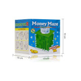 Cheap kids educational toys transparent plastic money box cash bank save maze game for sale