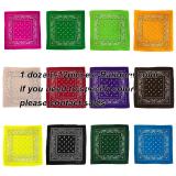 100% Cotton Paisley Silk Screen Print Custom Headwear Bandana