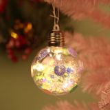 Festival LED Light PVC Christmas BAll Hanging Ornaments Xmas Decoration Nice Gift Wedding Decoration LED Balls