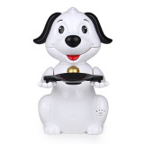 factory price cartoon design electric diet piggy bank yellow greedy dog eat coin atm bank toy for children
