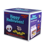 Hallowmas gift plastic battery operated mischief skull piggy bank stealing coin money collecting box piggy bank kids