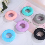 Custom Logo Anti hand exercise Stress Ring finger resistance silicone hand grip ring