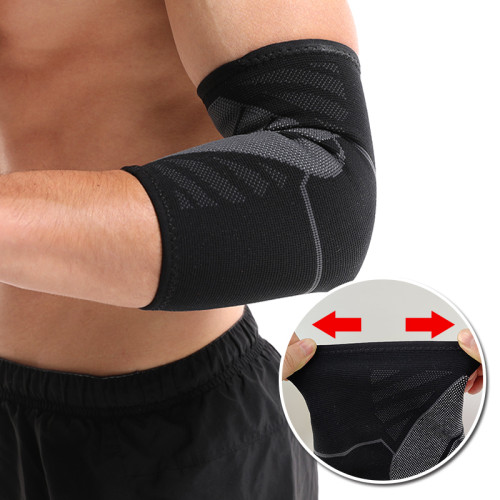 Compression Elbow Sleeve Support Sport Protector Tennis Knitting Elbow Brace