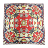 22inch 55*55cm Square Scarf Skull Bandanas Custom 100% Organic Cotton Bandana