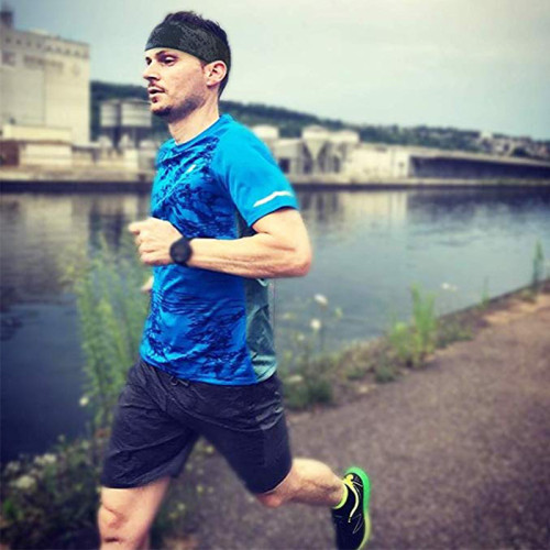 wholesale Non-slip Sweatband sport head band custom man women headband for yoga