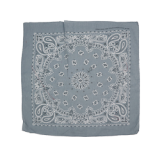 21 Inch Tie Dye Cotton Paisley Neckerchief Polyester Bandana Cashew Flower Design in Stock